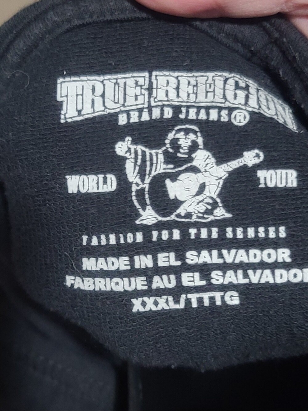 True Religion Hoodie with White Logo